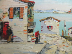 Mediterranean fishing village